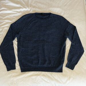 J. Crew Men's Navy Blue Crewneck Sweater